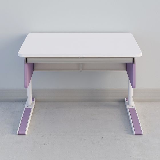 Adjustable Learning Desk 3D model for Modern Spaces