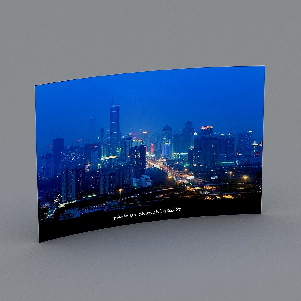 Neon City 3D model