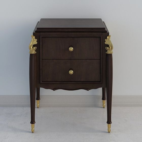 Vintage Nightstand 3D model for Modern Design