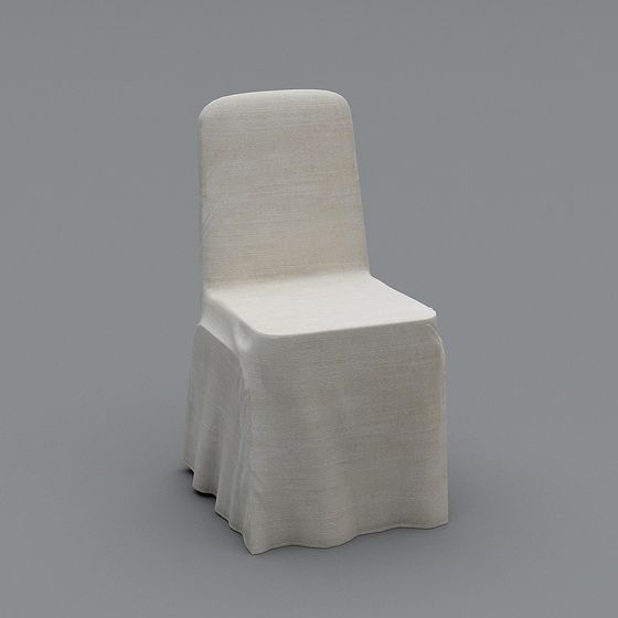 Gray Hairong 7F Podium Chair 3D Model