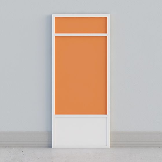Abstract Minimalist Door Frame 3D Model