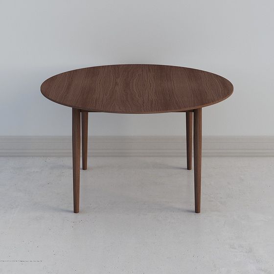 Stylish Round Table 3D model for Modern Interiors