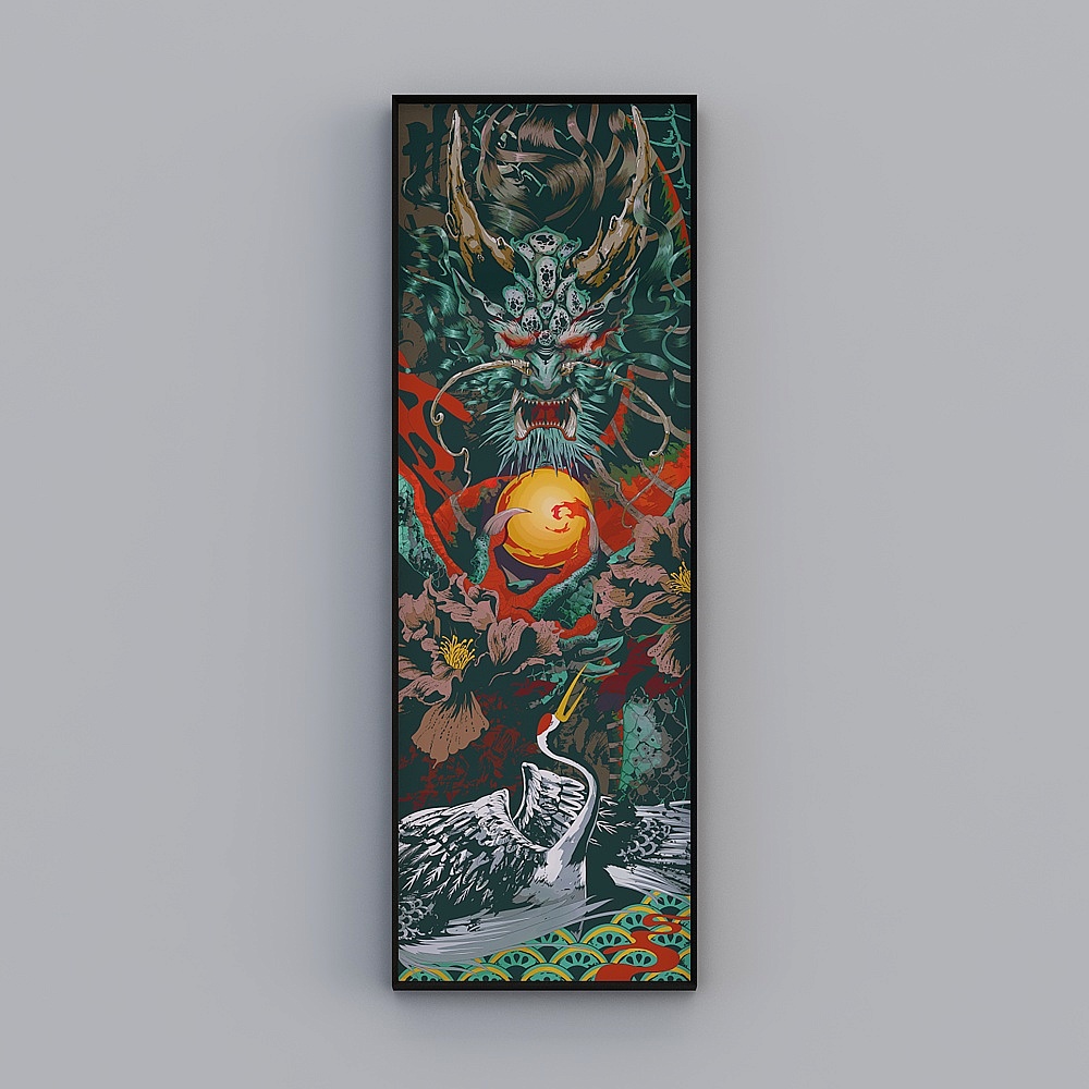 Dragon's Embrace Panel 3D model