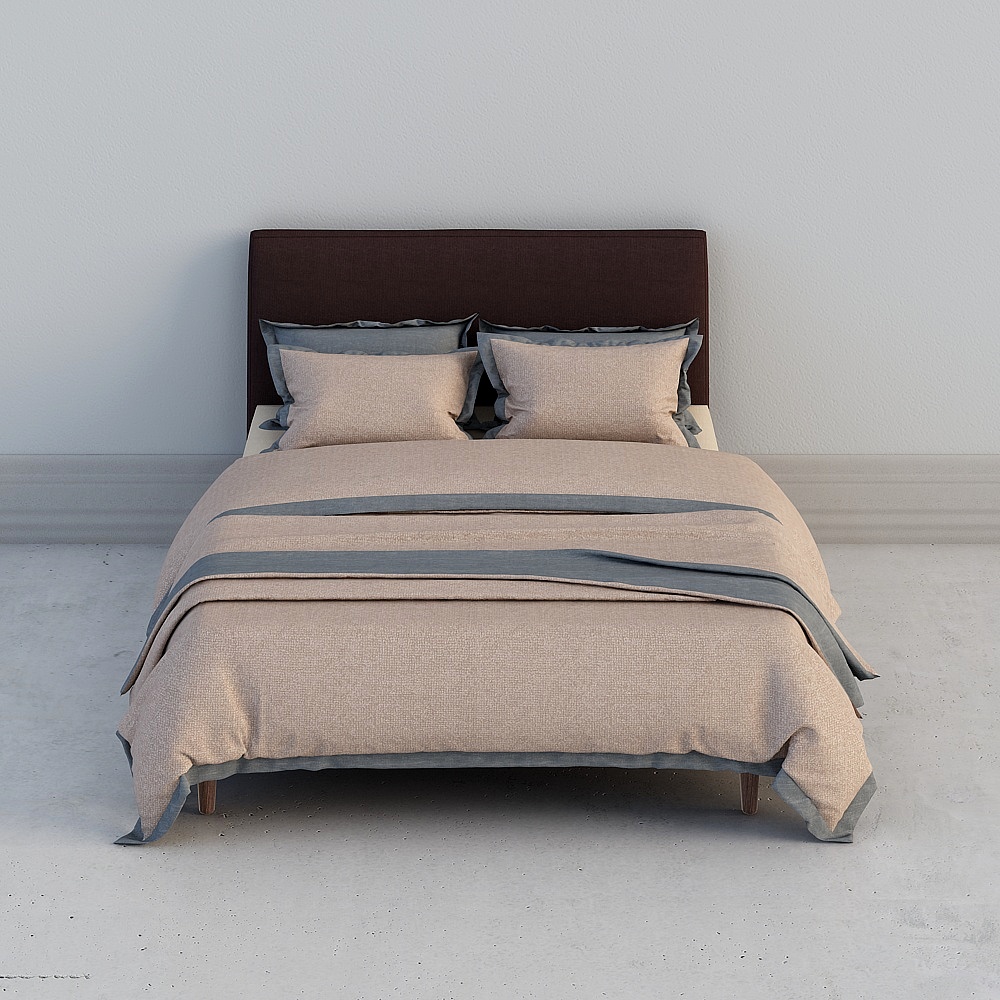 Скандинавская двуспальная кровать