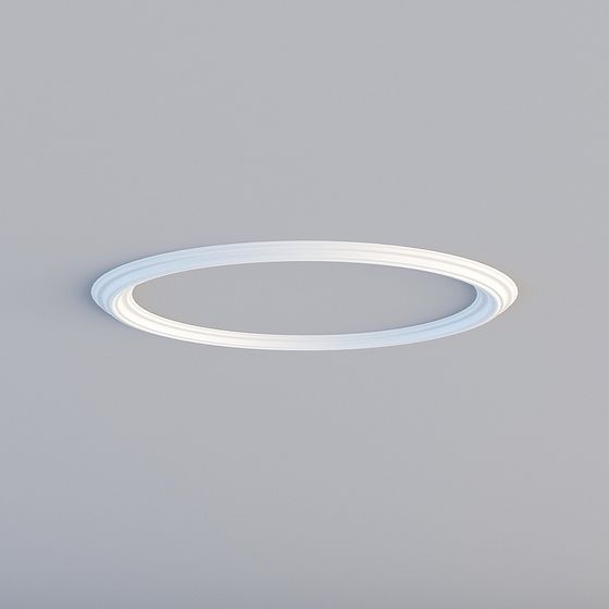 Sophisticated Round Recessed Light 3D model for Modern Spaces