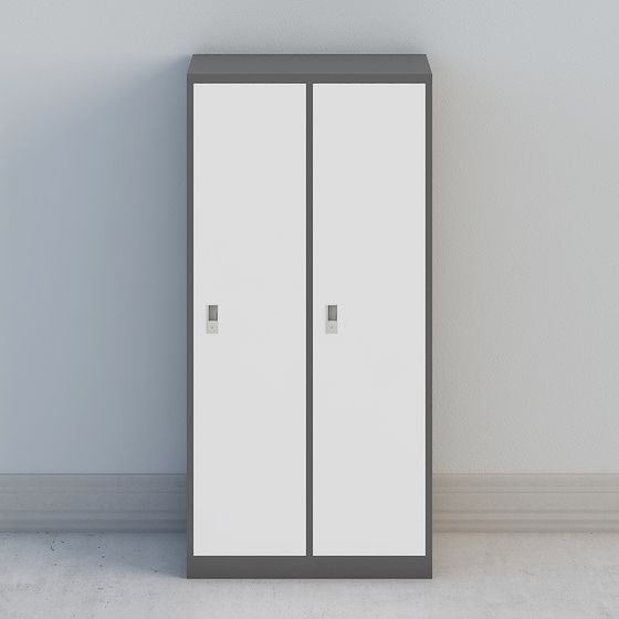 Sleek Storage Cabinet 3D model for Contemporary Spaces