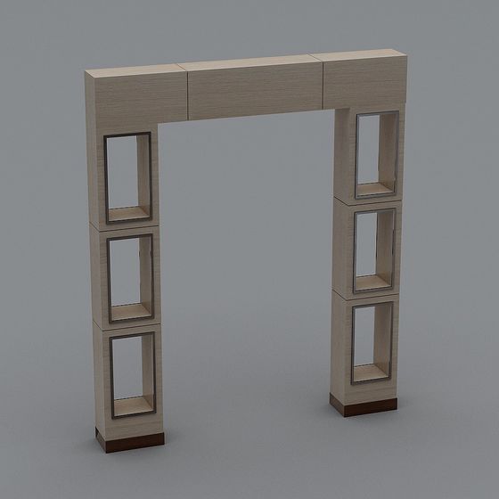 Low Poly Modern Aesthetic 3D Model