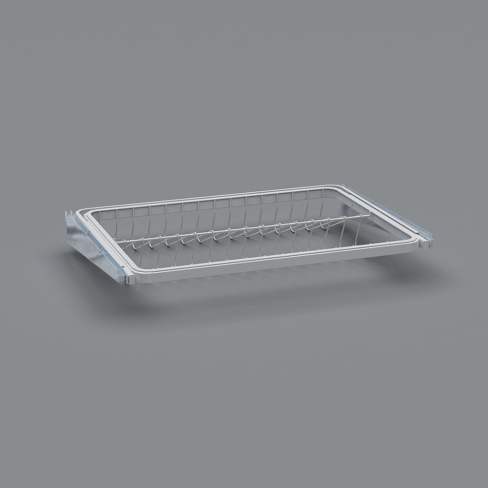 Minimalist Kitchen Rack 3D model
