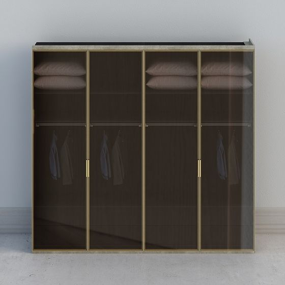 Urban Elegance Wardrobe 3D model