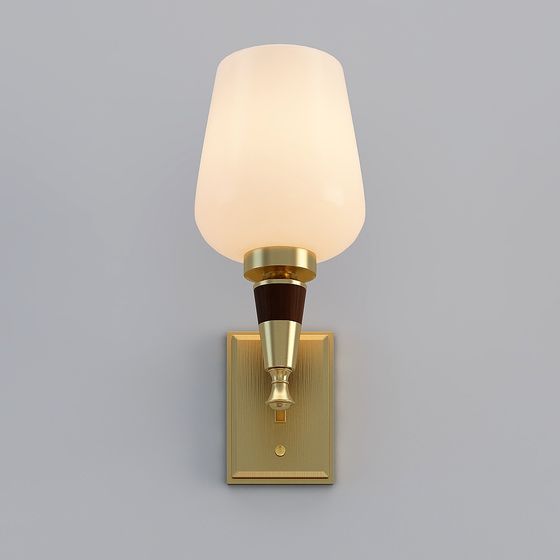 Elegant Wall Sconce 3D model for Modern Interiors