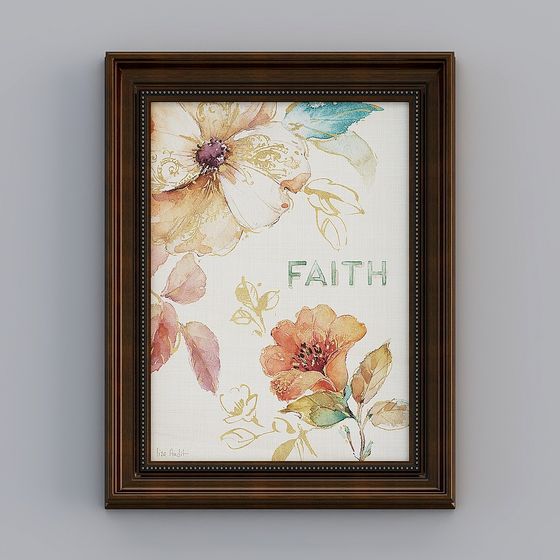 Faith Flower 3D model - Nature and Culture Fusion