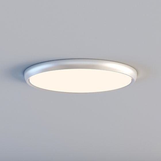 Sleek Round Light Circle 3D model
