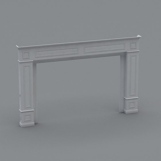 Elegant Low Poly 3D Model with Classic Aesthetics