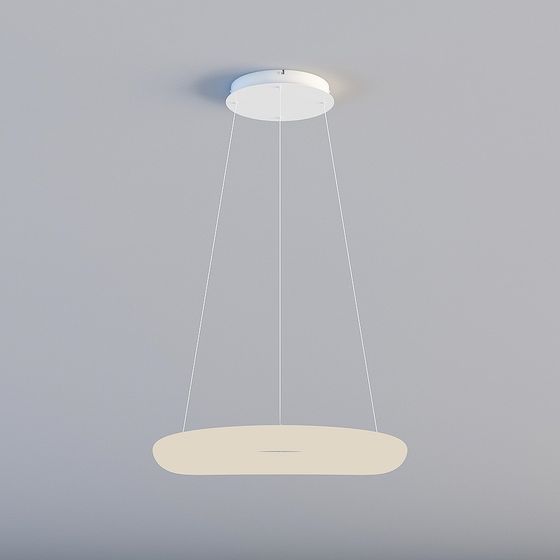 Minimalist Hanging Lamp 3D model for Interior Design