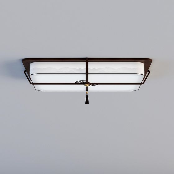 Elegant Chinese Style Ceiling Lamp 3D model