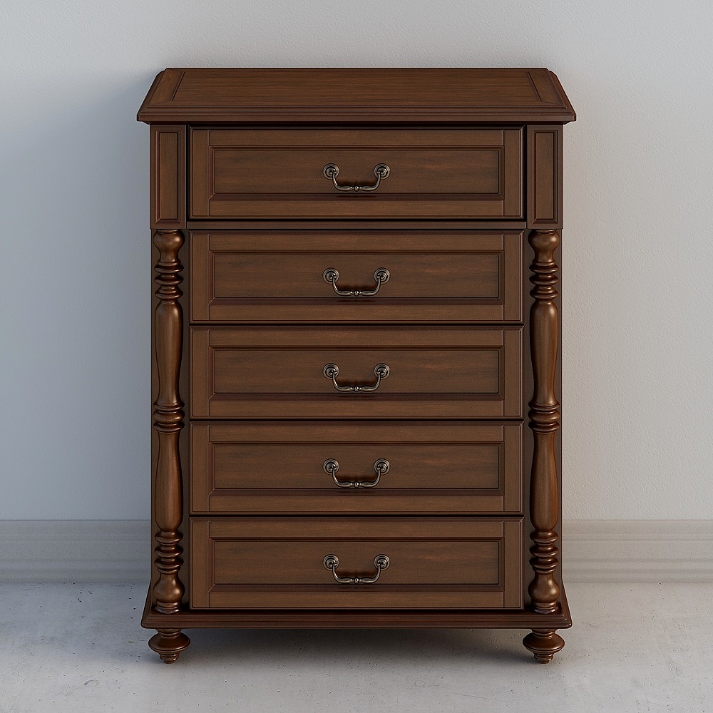 Hermoso gabinete de cinco cajones Código-A912-14