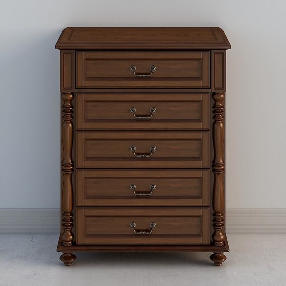 Hermoso gabinete de cinco cajones Código-A912-14