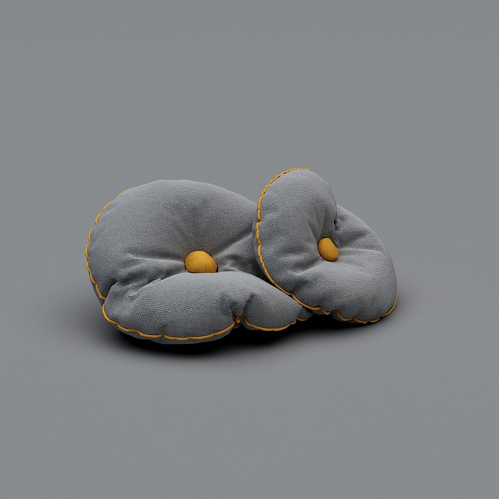 Cozy Cloud Pillow 3D model