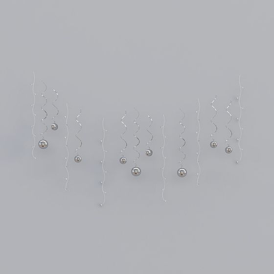 Flowing Light 3D Model - Modern Aesthetic