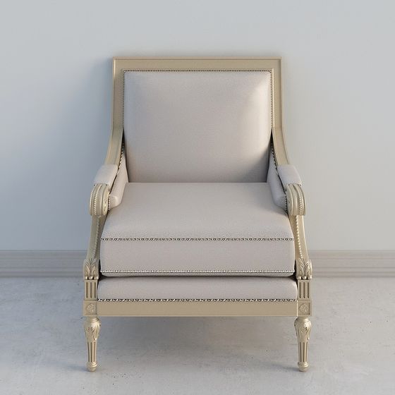 Stylish Sofa Chair 3D model for Creative Spaces