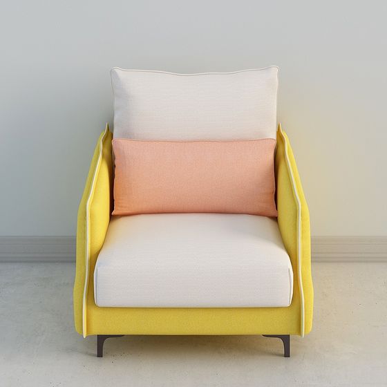Colorful Comfort Chair 3D model