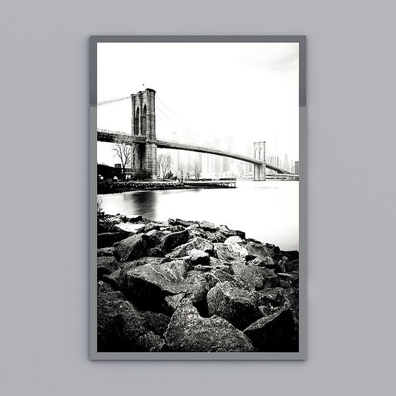 Brooklyn Bridge 3D Model for Urban Designs