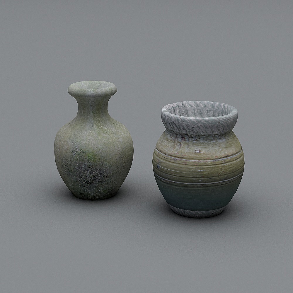 Pottery pots crockery