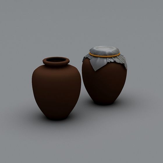 Elegant 3D Pot Models for Diverse Projects