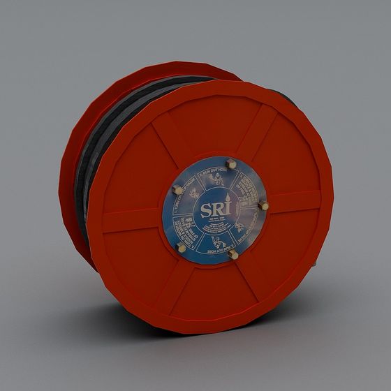 Retro Fire Hydrant 3D model