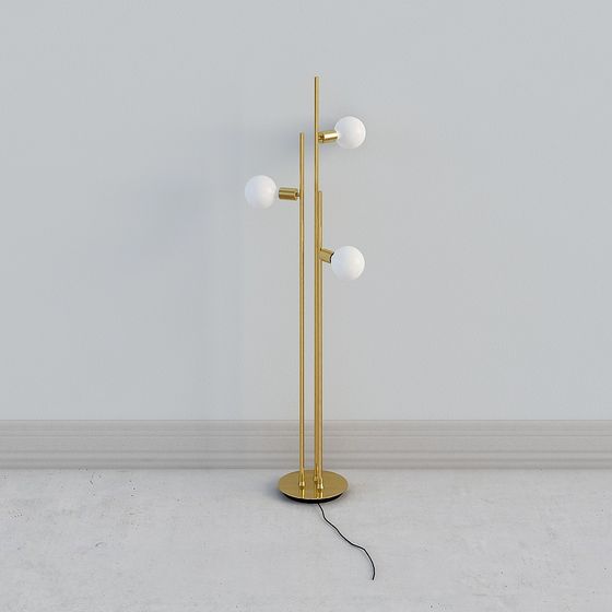 Elegant Modern 3D Light Fixture Model