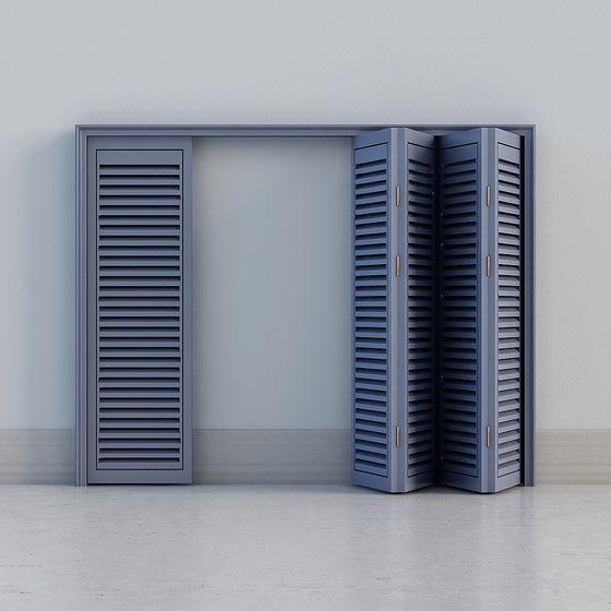 Folding Louver Door 3D model
