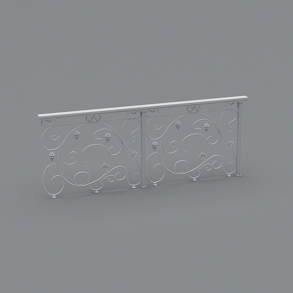 Vineyard Rail 3D model