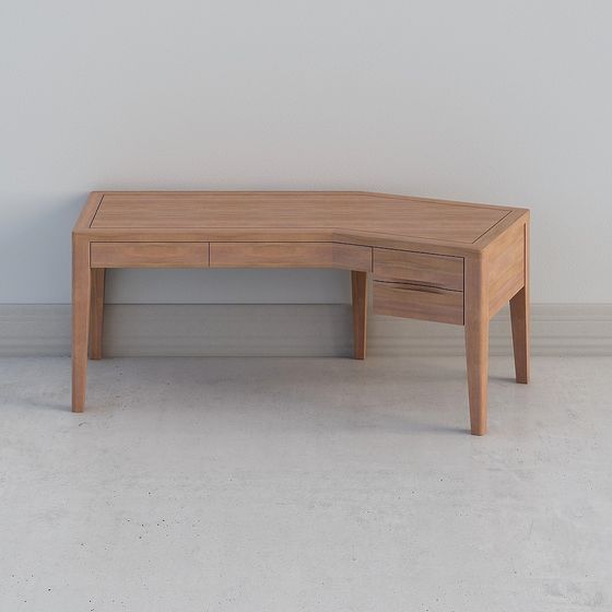 Urban Edge Desk 3D model for Creative Spaces