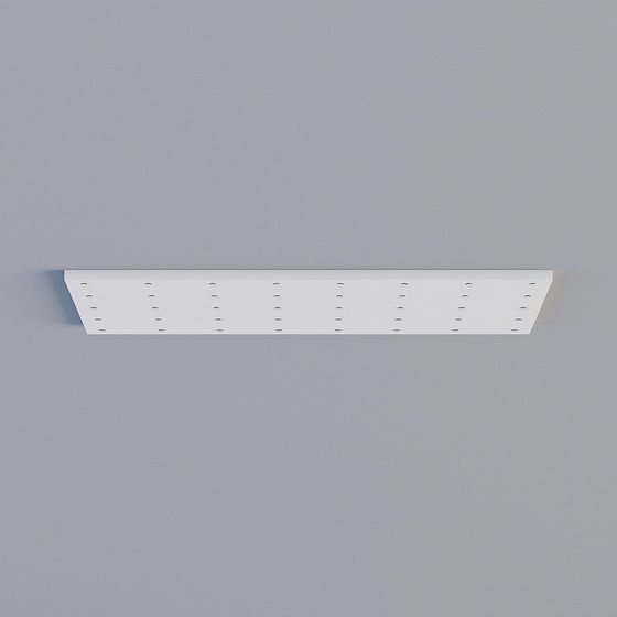 Rectangular Parametric Ceiling 3D Model for Unique Designs