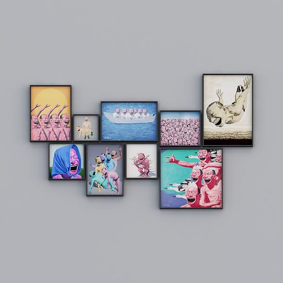 Einfache Dekorationsfarbe Fotowand