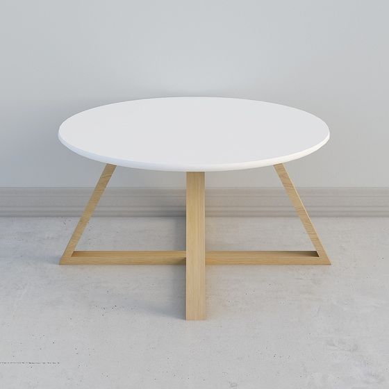 Brown Green Coffee Table 3D Model