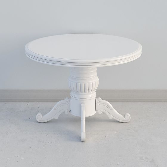 Elegant Round Table 3D model for Modern Design