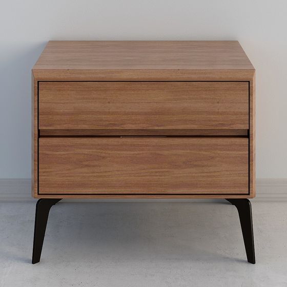 Urban Elegance Bedside Table 3D model