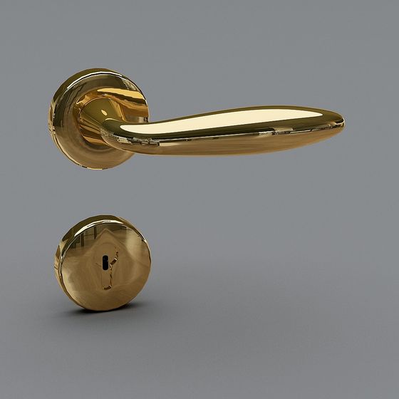 Handle A Yellow 3D Model for Versatile Applications