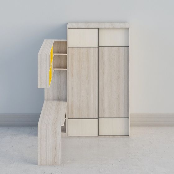 Urban Corner Storage Cabinet 3D model for Creative Designs