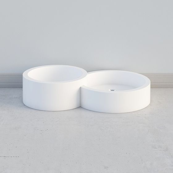 Urban Round Shelf 3D model