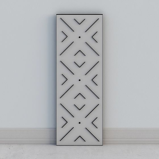 Stylish Geometric Design 3D Model for Contemporary Spaces