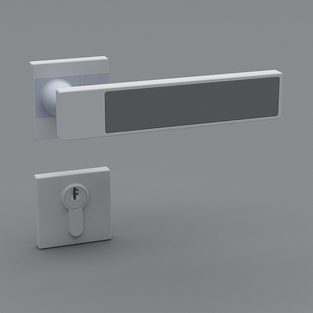 Minimalist Door Handle 3D model for Various Designs