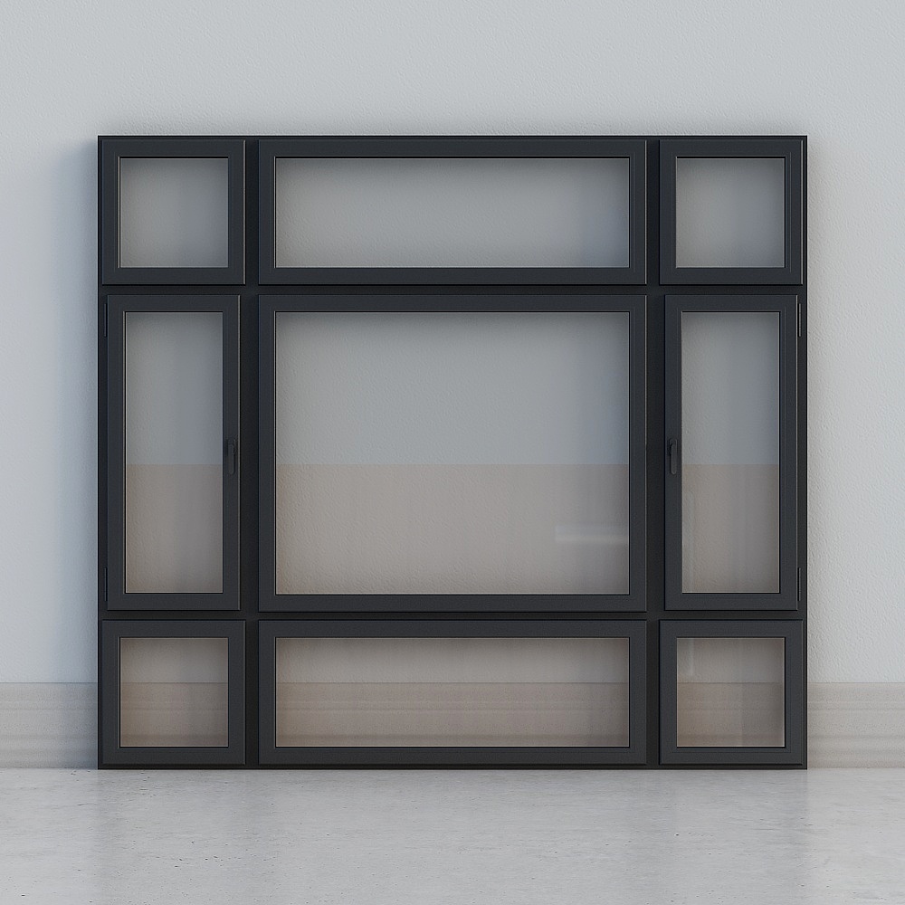 Modern aluminum window combination