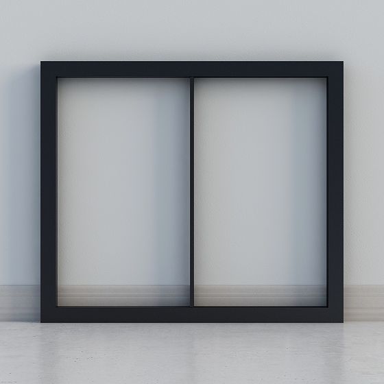 Minimalist Double Door 3D model