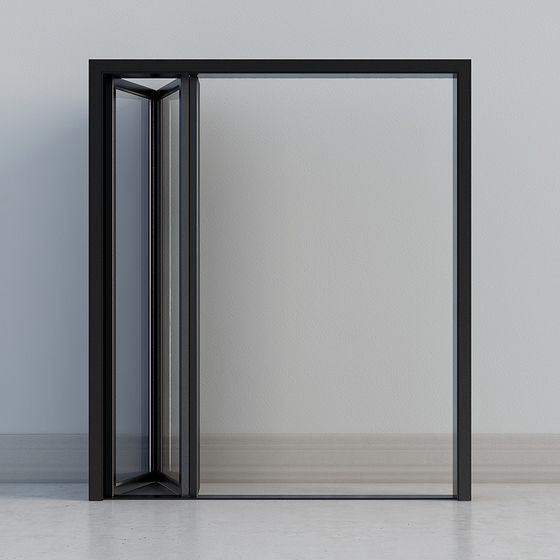 Glass Folding Door 3D model