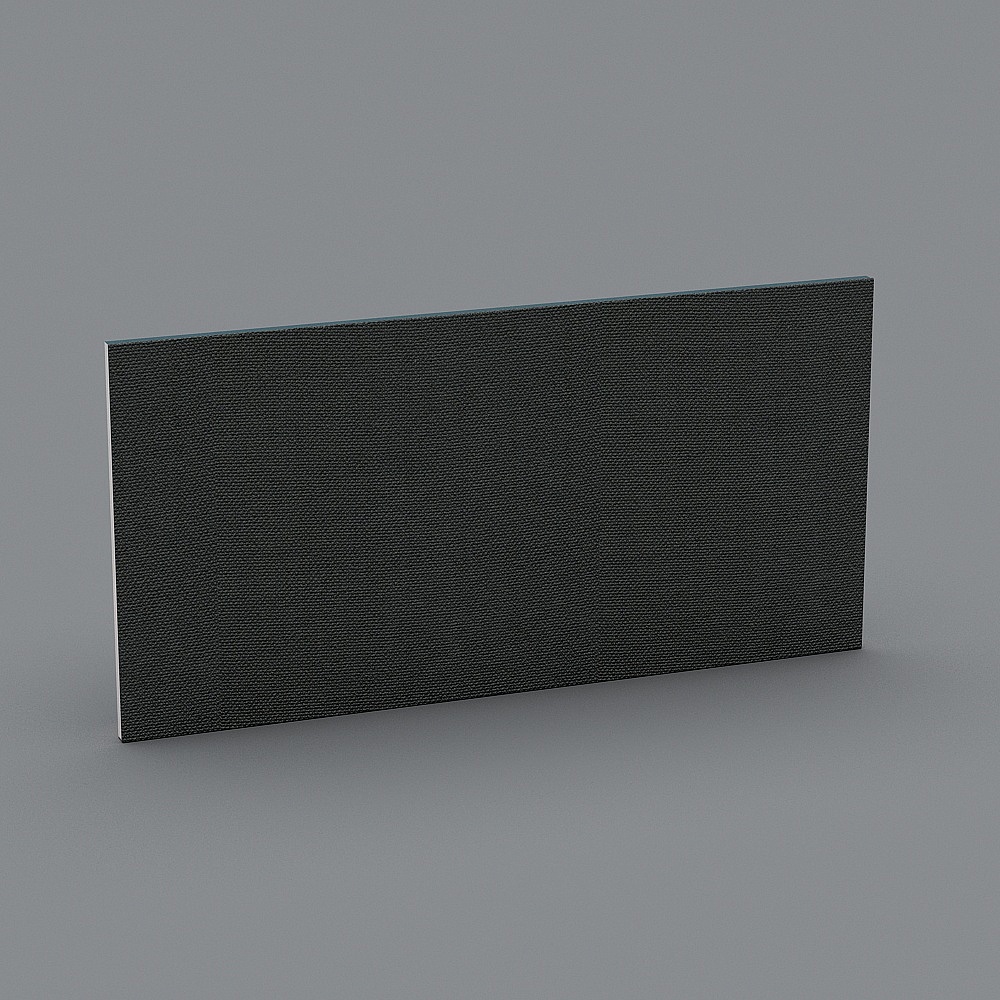 Modern Metal Panel 3D model for Creative Projects