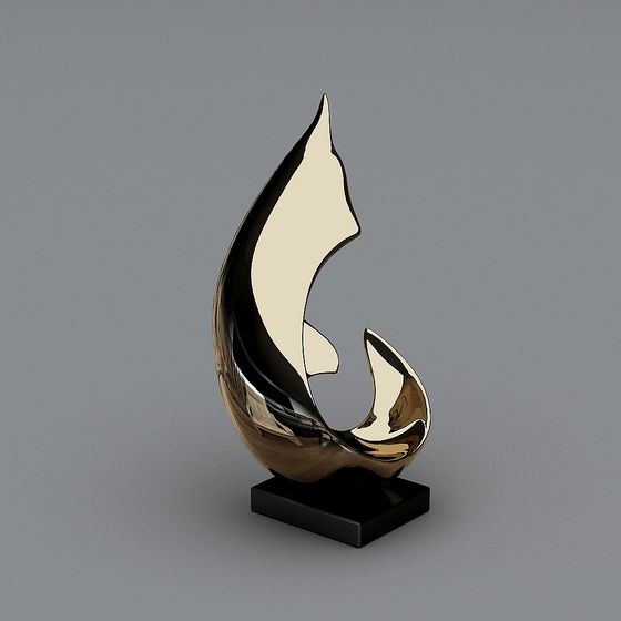 Glowing Dance of Shadows 3D model