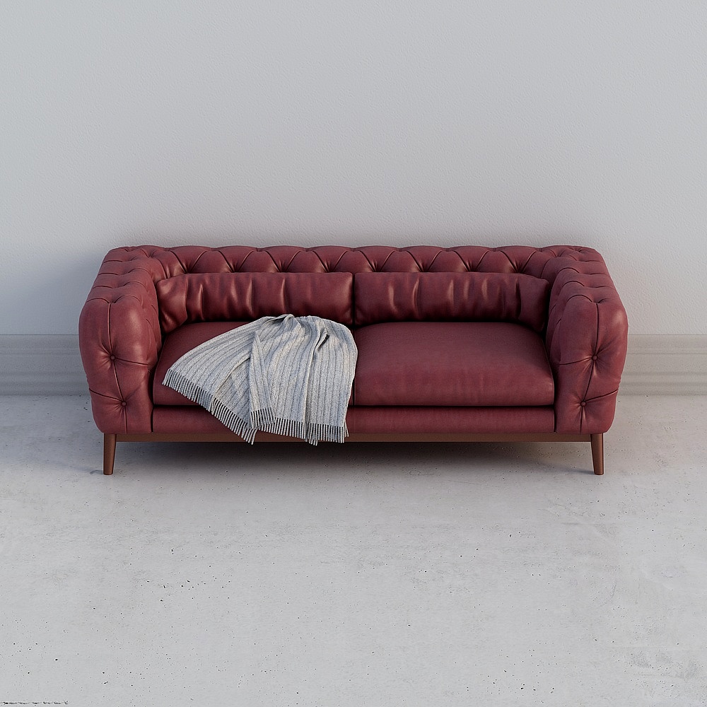 Modern model of a double sofa