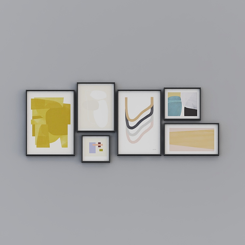 3 Photo Wall Hanging Paintings